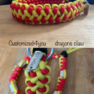 kleine halsband Dragon's claw tot 35 cm