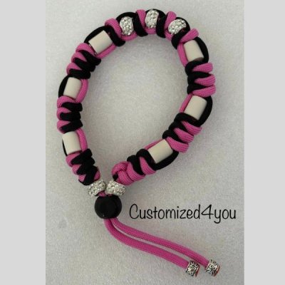 Tekenband Snake met strasskralen