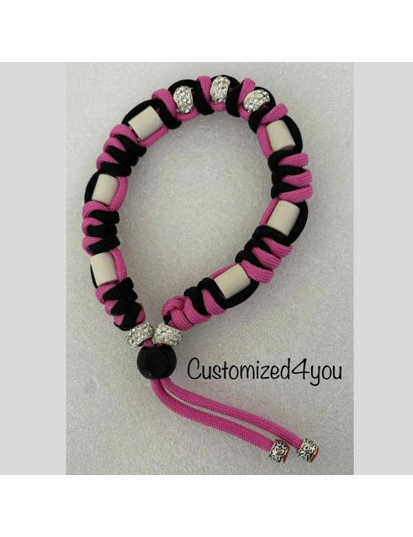 Tekenband Snake met strasskralen