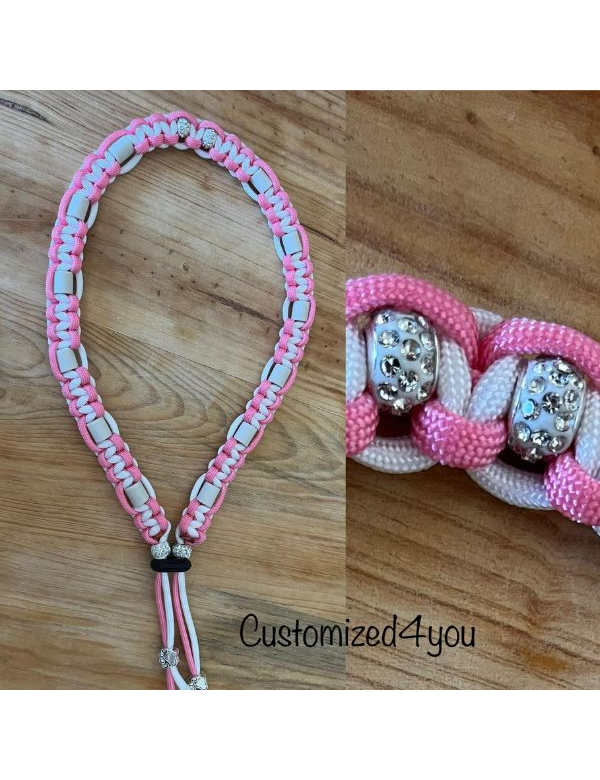 Tekenband Cobra met strass kralen