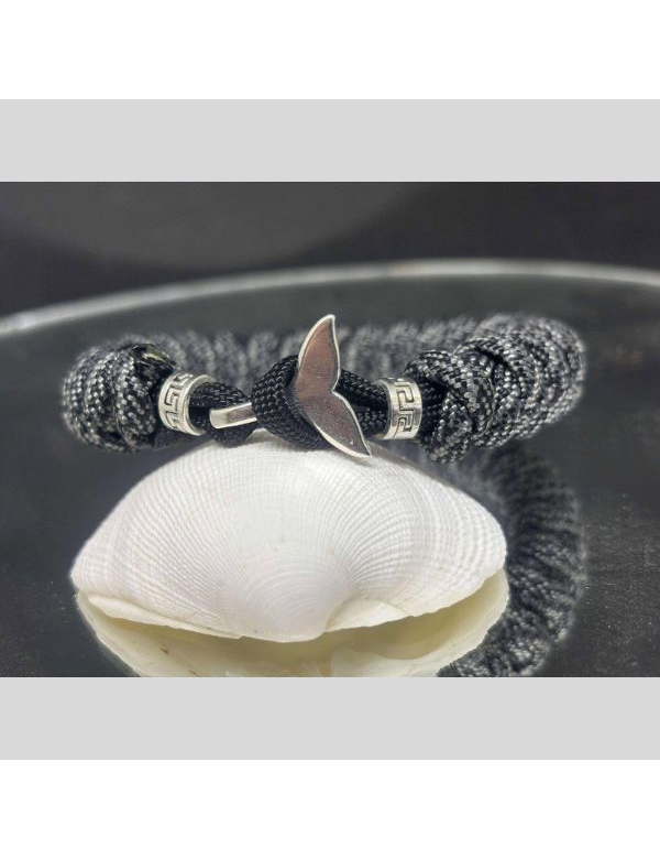 Paracord herenarmband walvisstaart