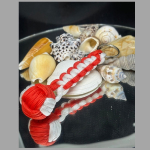 Monkey fist sleutelhanger 2 kleuren