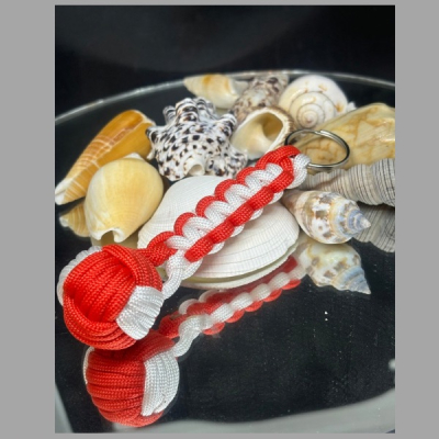 Monkey fist sleutelhanger 2 kleuren