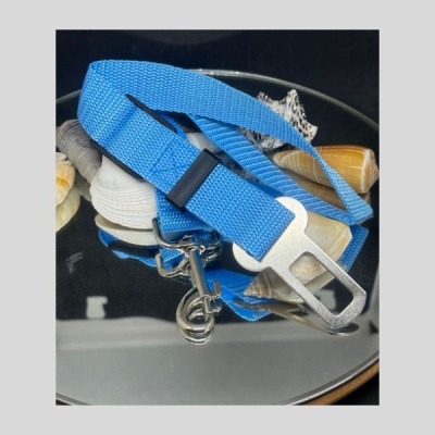 Autogordel huisdier blauw