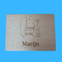 Geboorte  kistje 30x40x14