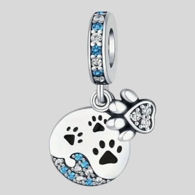 bedel met  pootjes en losse pootafdruk 