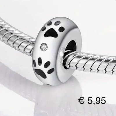 Spacer met pootafdruk hond/kat