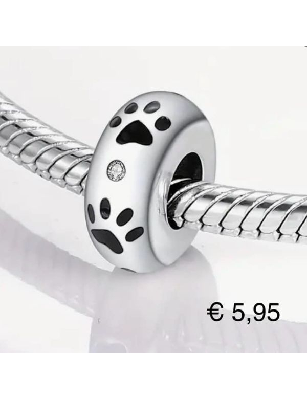 Spacer met pootafdruk hond/kat