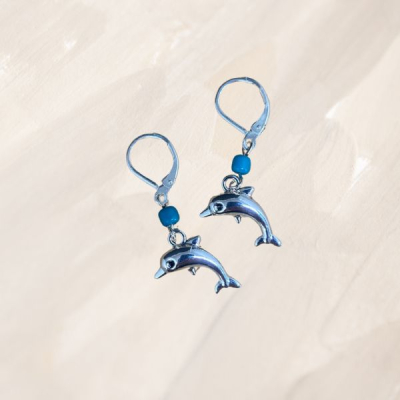 oorbellen, dolfijntjes