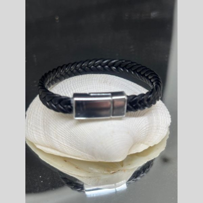 handmade jongens armband pu leer