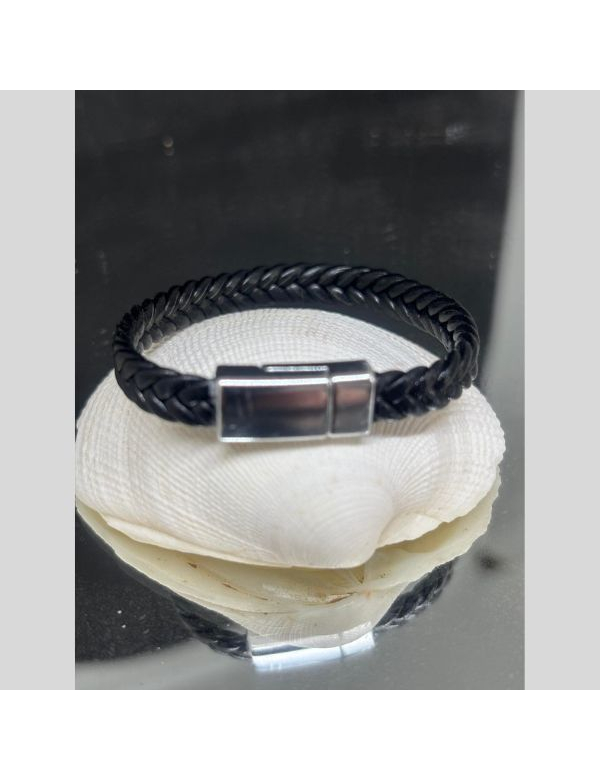 handmade jongens armband pu leer