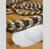 Showlijntje met hals en handmade glaskralen