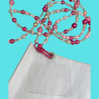 telefoonkoordje roze